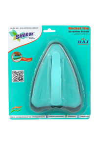 SHAGUN Heavy-Duty Multipurpose Scrubber for Kitchen, Bathroom, Tiles, Sink & Floor Cleaning – Ergonomic Grip & Durable Scrub Pad Pack Of 02