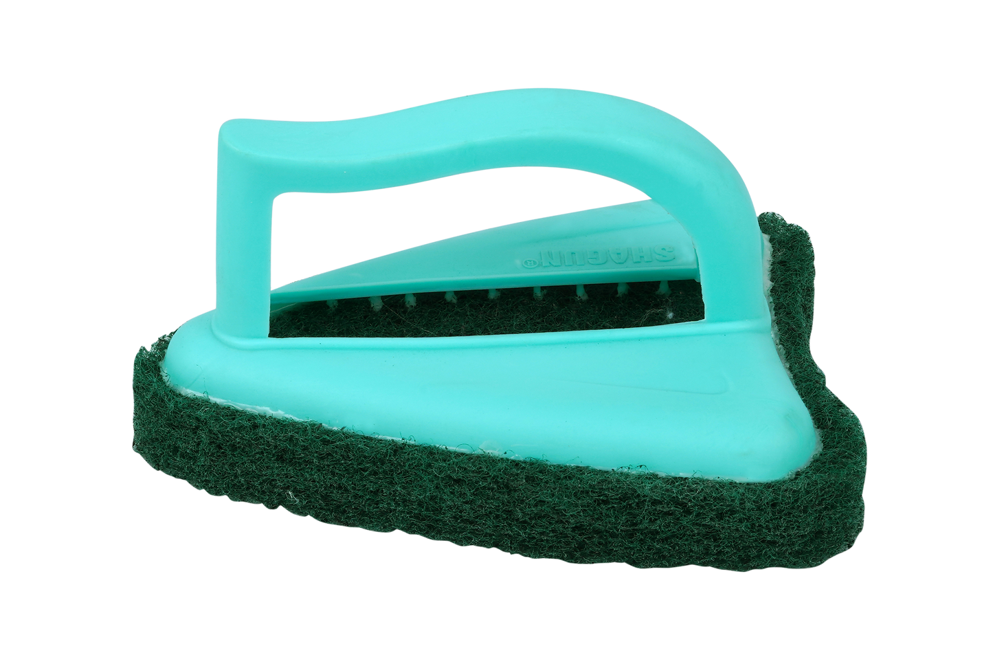 SHAGUN Heavy-Duty Multipurpose Scrubber for Kitchen, Bathroom, Tiles, Sink & Floor Cleaning – Ergonomic Grip & Durable Scrub Pad Pack Of 02