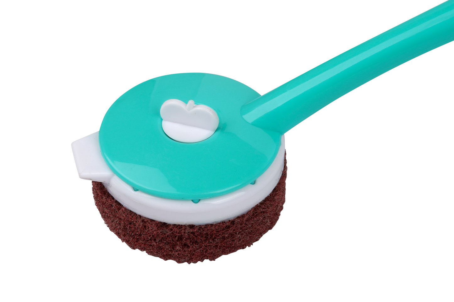 SHAGUN Long Handle Scrub Pad | Multipurpose Cleaning Brush with Nylon Scrubber | Bathroom, Kitchen & Floor Cleaner Pack Of 02