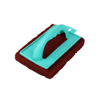 SHAGUN Heavy-Duty Scrub Pad with Handle for Kitchen, Bathroom, Tiles, Floor, and Sink Cleaning – Non-Scratch Scouring Scrubber Pack Of 02