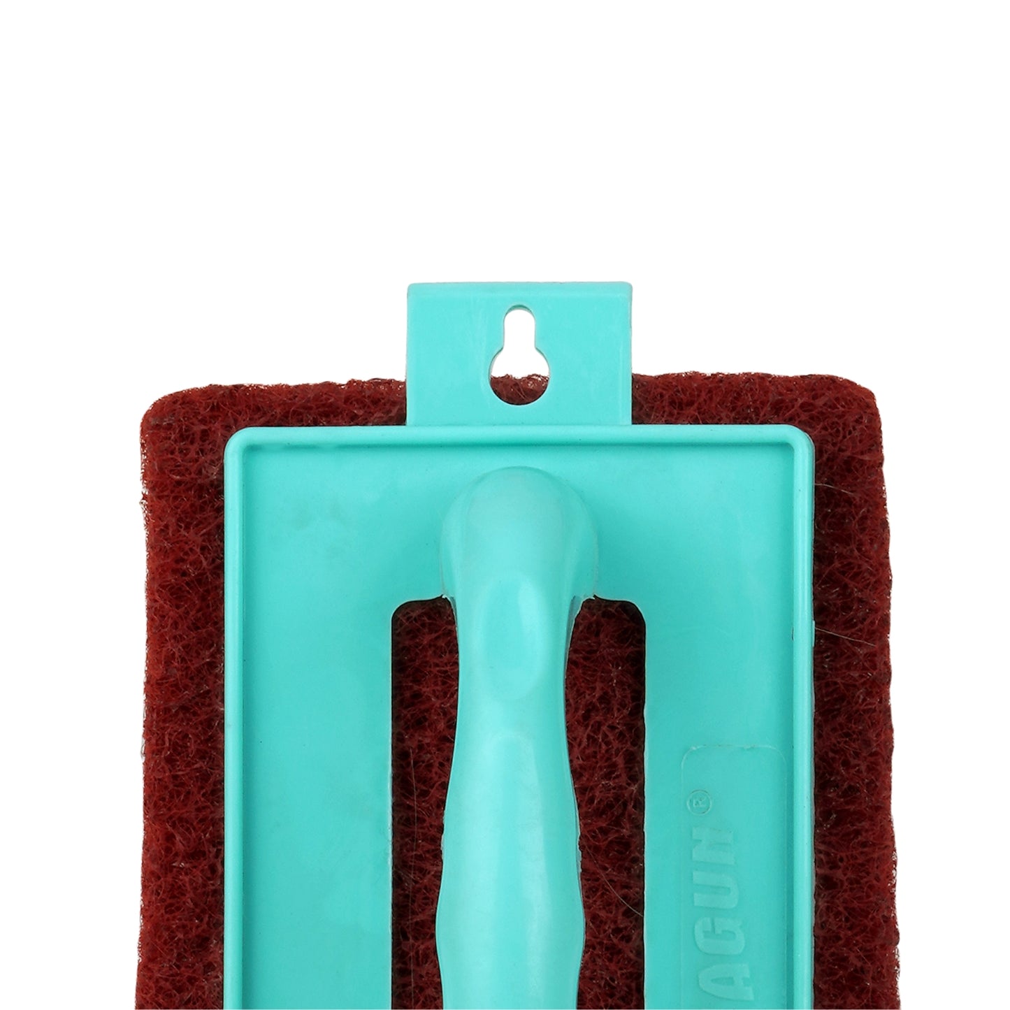SHAGUN Heavy-Duty Scrub Pad with Handle for Kitchen, Bathroom, Tiles, Floor, and Sink Cleaning – Non-Scratch Scouring Scrubber Pack Of 02