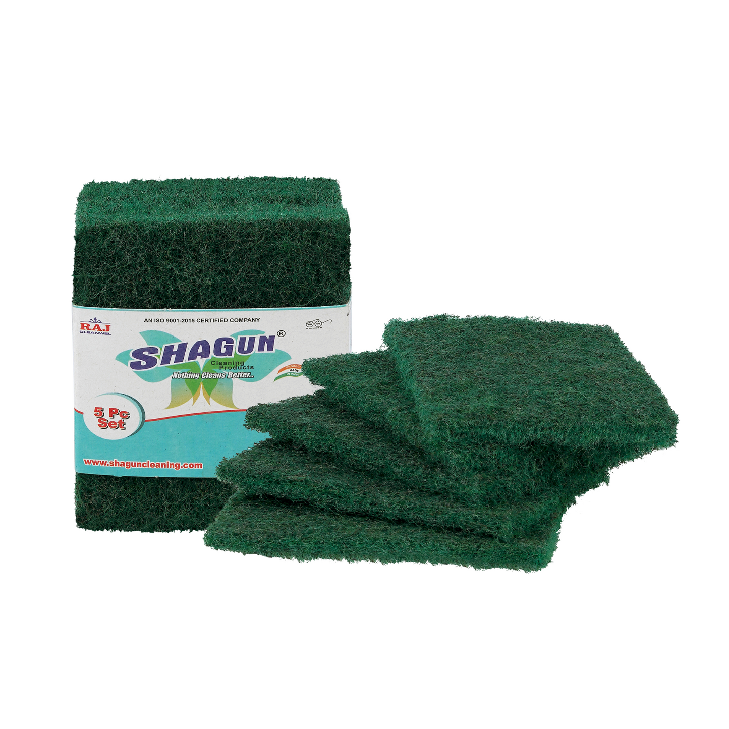 Shagun Scrub Pad 10 Pc Set – Premium Scrub and Pad Combo for Kitchen Cleaning, Non-Scratch, Long-Lasting Performance, Made in India, ISO 9001:2015 Certified, Item Code S-62