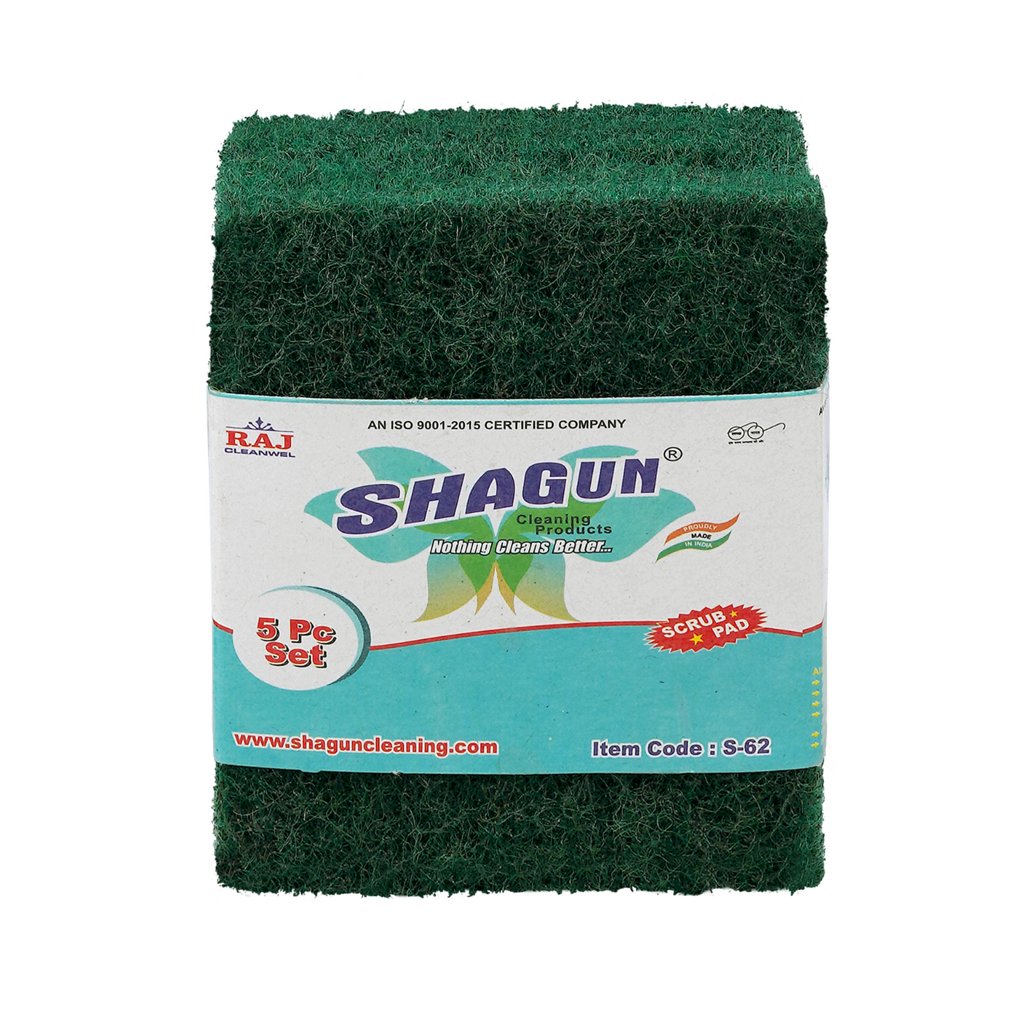 Shagun Scrub Pad 10 Pc Set – Premium Scrub and Pad Combo for Kitchen Cleaning, Non-Scratch, Long-Lasting Performance, Made in India, ISO 9001:2015 Certified, Item Code S-62