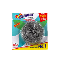 Shagun Stainless Steel Scrubber – 12+1 Free Pack | Magnetic Grade, Rust-Free