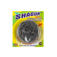 Shagun Boss Stainless Steel Scrubber – 25g (12 Pack) | Heavy-Duty & Rust-Free