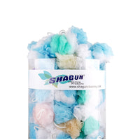 Shagun Cleaning Product Bath Loofah with Body Wash Dispenser – Soft Mesh Shower Scrubber