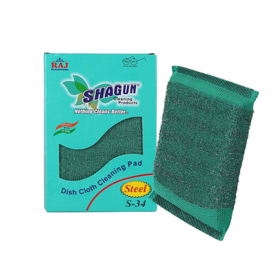 Shagun Dish Cloth Cleaning Pad – Steel Scrubber Pack Of 4(S-34)