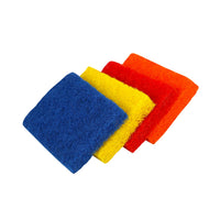 Shagun Color Scrub Pads - 8 Piece Set for Kitchen, Pots, Pans & Household Cleaning (S-8)