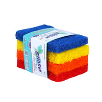 Shagun Color Scrub Pads - 8 Piece Set for Kitchen, Pots, Pans & Household Cleaning (S-8)