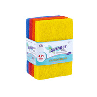 Shagun Color Scrub Pads - 8 Piece Set for Kitchen, Pots, Pans & Household Cleaning (S-14)