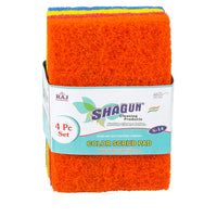 Shagun Color Scrub Pads - 8 Piece Set for Kitchen, Pots, Pans & Household Cleaning (S-14)