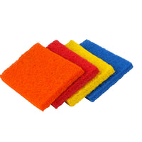 Shagun Color Scrub Pads - 8 Piece Set for Kitchen, Pots, Pans & Household Cleaning (S-14)