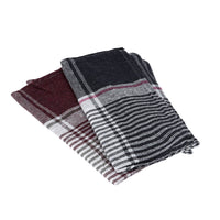 SHAGUN SKD-1 Cotton Checkered Dusting Cloth for Multi-Purpose Cleaning Pack Of 4