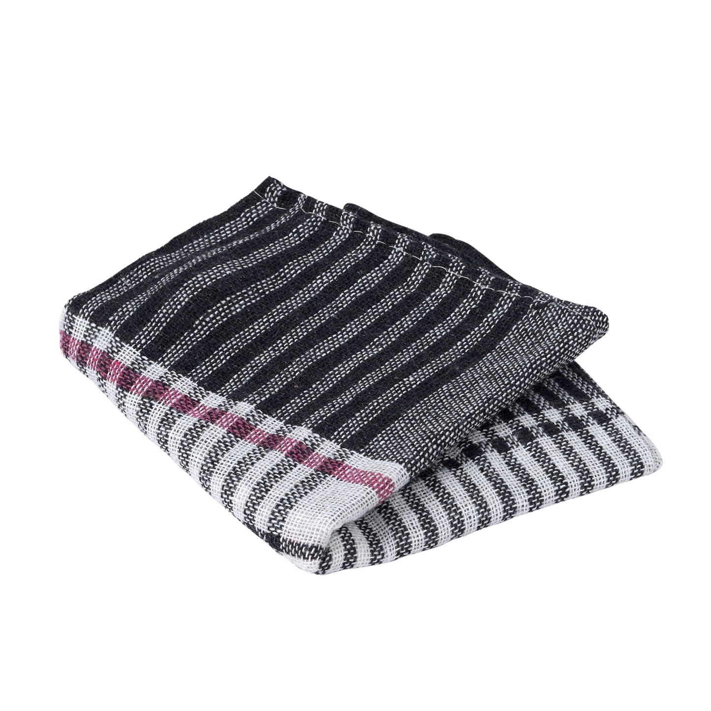 SHAGUN SKD-1 Cotton Checkered Dusting Cloth for Multi-Purpose Cleaning Pack Of 4