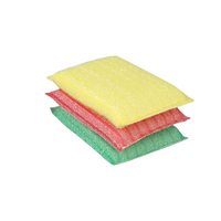 Shagun Dish Cloth Cleaning Pad – 3 Pc Multi-Color Kitchen Scrubber Set for Utensils, Non-Stick Cookware & Dishwashing