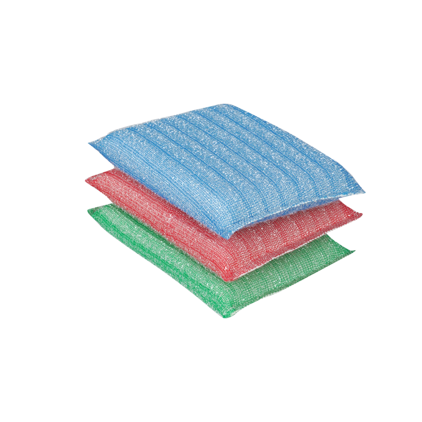 Shagun Dish Cloth Cleaning Pad – 3 Pc Multi-Color Kitchen Scrubber Set for Utensils, Non-Stick Cookware & Dishwashing