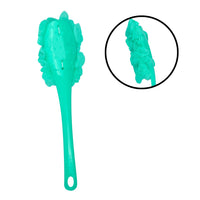 SHAGUN Premium Bath Loofah with Long Handle Soft Mesh Sponge Braided Shower Scrubber and Exfoliating Pouf for Deep Cleansing and Gentle Skin Care