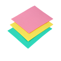 Shagun Multi-Color Microfiber Sponge Cloths – Super Absorbent Kitchen Cleaning Wipes for Dishes, Countertops & Household Surfaces (Pack of 3)