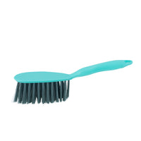 SHAGUN Dustpan and Brush Set, Heavy-Duty Plastic, Turquoise Blue, for Home and Office Cleaning