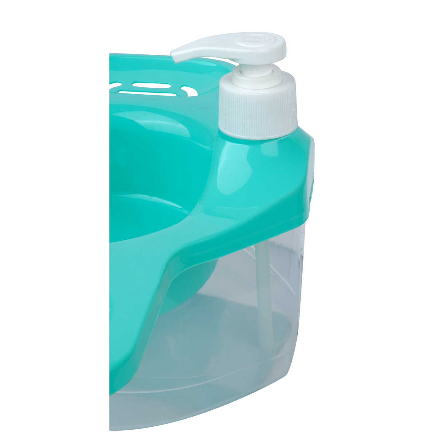 Multipurpose Kitchen Sink Organizer with Soap Dispenser – 3-in-1 Plastic Sink Caddy