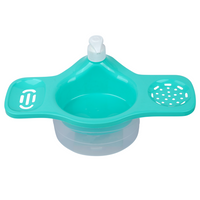 Multipurpose Kitchen Sink Organizer with Soap Dispenser – 3-in-1 Plastic Sink Caddy