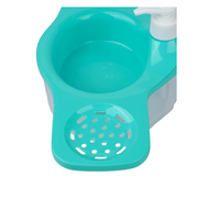 Multipurpose Kitchen Sink Organizer with Soap Dispenser – 3-in-1 Plastic Sink Caddy