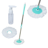 SHAGUN 12-in-1 Complete Home Cleaning Kit with Basket Mop, Toilet Brush, Bottle Brush, Tile Brush, Kitchen Wiper, Scrub Pad, Multi-Purpose Household Set