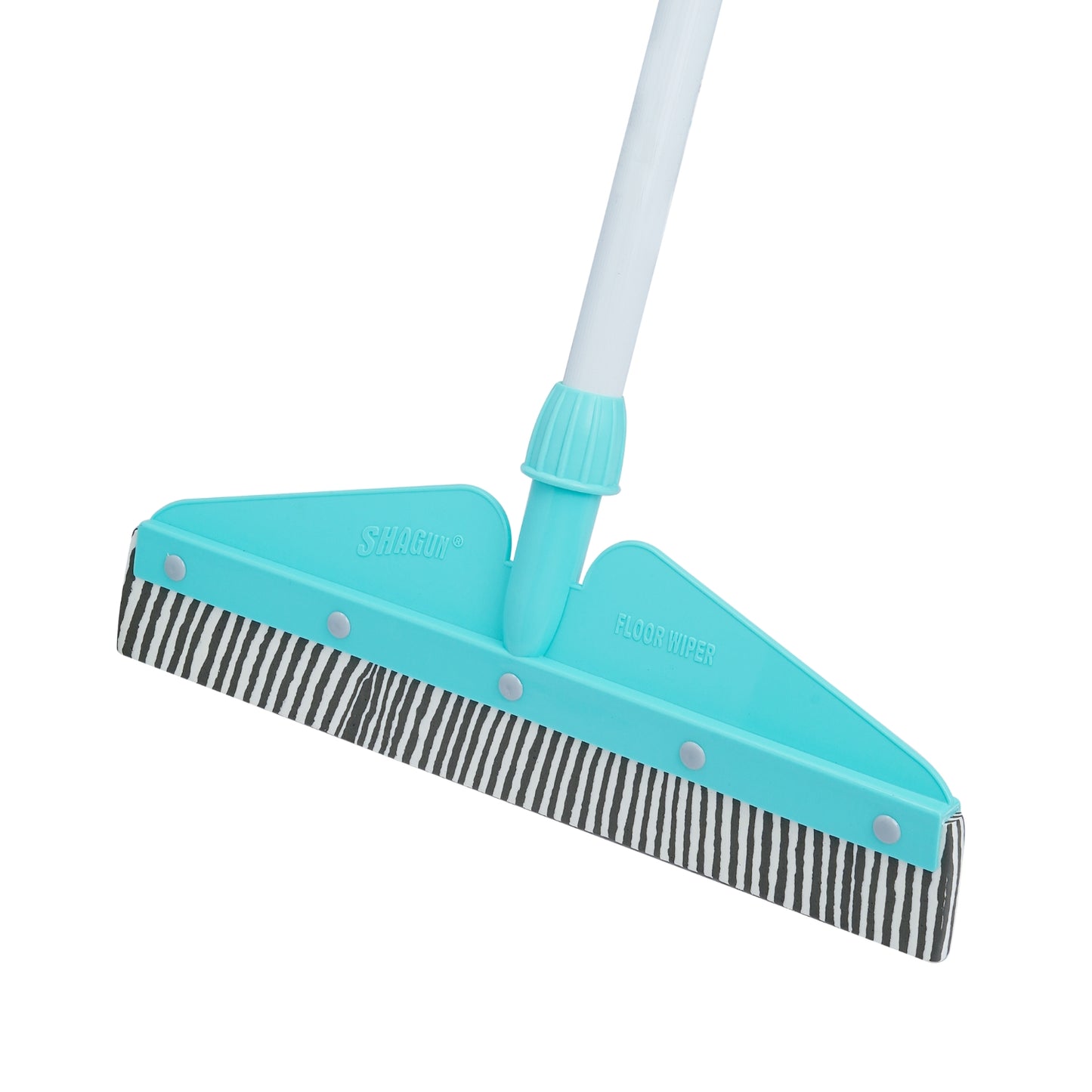 SHAGUN Squeegee Floor Wiper EVA Rubber Blade Home Kitchen Cleaning (16.2 Inch)