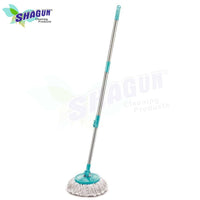 SHAGUN 8L Steel Spin Mop with Complete Kit Best for House & Kitchen Cleaning (Blue)