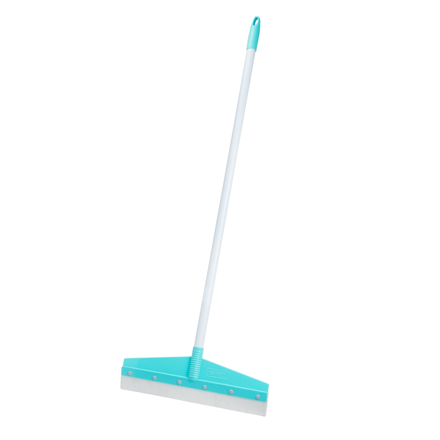 SHAGUN Floor Wiper with Long Handle | Heavy Duty Plastic Body & Rubber Blade | Wet & Dry Floor Cleaning Wiper