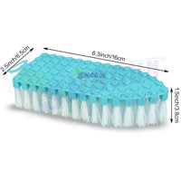SHAGUN Flexible Cloth Washing Brush Soft & Hard Bristles for Deep Cleaning Ergonomic Grip & Bendable Body for Effective Scrubbing (2)