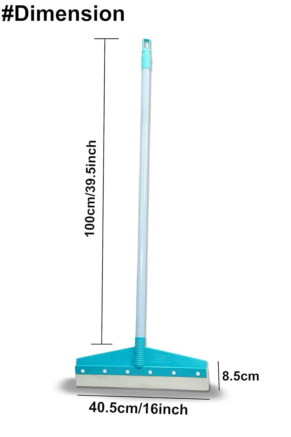 SHAGUN EVA Rubber Floor Wiper 40" | Heavy-Duty Water Squeegee for Wet Floors | Streak-Free Cleaning for Tiles, Glass & Bathrooms