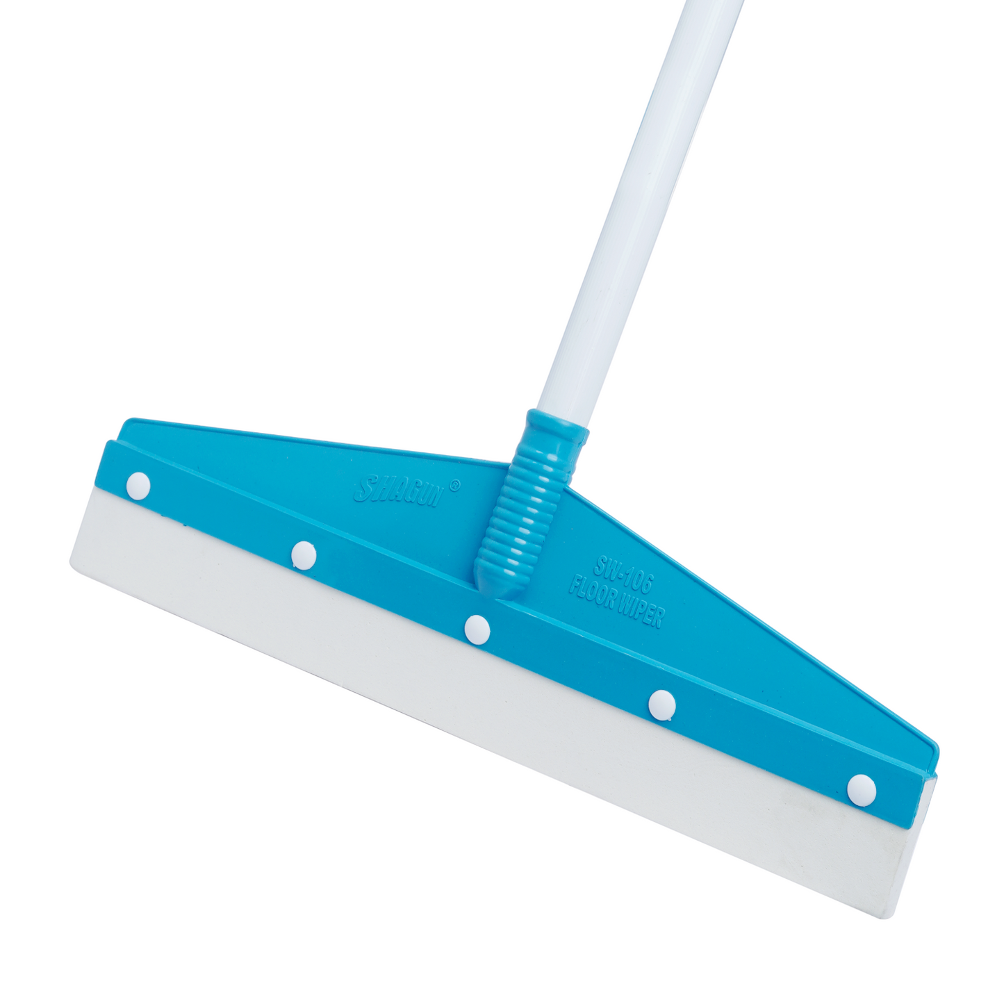 SHAGUN Heavy-Duty Floor Wiper with EVA Rubber Blade | Long Handle for Effortless Cleaning | Wet & Dry Surface Wiper