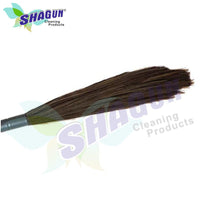 SHAGUN S-400 Premium Long-Lasting Grass Broom with Sturdy Plastic Handle for Efficient Cleaning