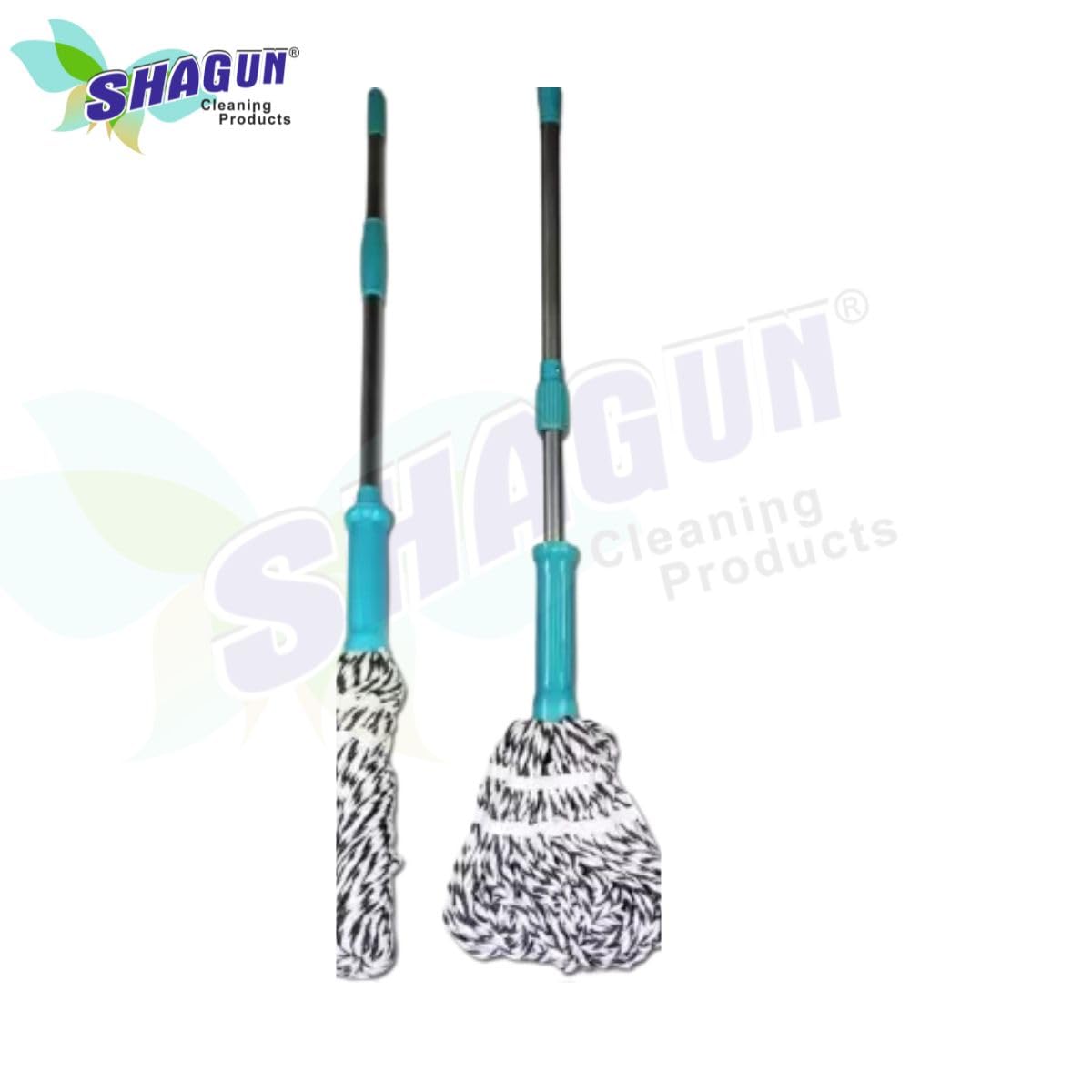 SHAGUN 360° Spin Mop with Telescopic Handle – High-Absorbency Cleaning Mop