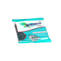 SHAGUN S-M Nylon Scrub Pad Strip Pack | 100% Nylon Kitchen Scrubber | Tough Grease & Stain Remover | Hanging Retail Pack