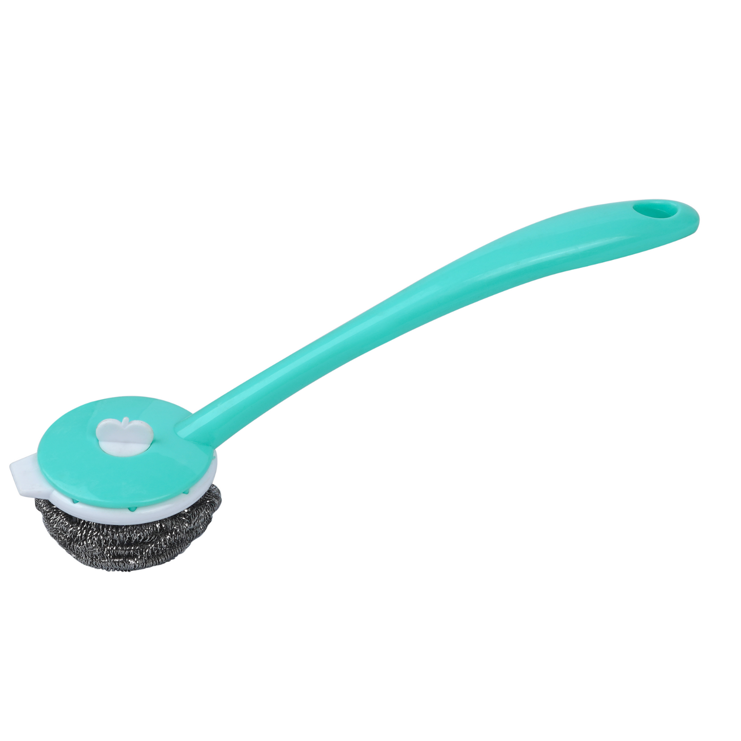 Shagun Steel Scrubber with Long Handle – Heavy Duty Utensil & Kitchen Cleaning Brush