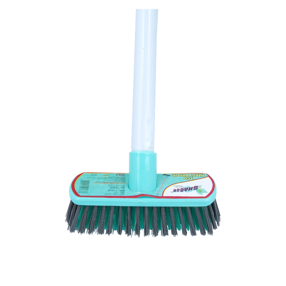Shagun Heavy Duty Floor Cleaning Brush with Long Handle Hard Bristle Scrubber for Tiles, Bathroom, Kitchen & Outdoor Cleaning