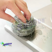 SHAGUN Jumbo 40 Stainless Steel Scrubber – Pack of 6 | 25g Long-Lasting Heavy Duty Cleaner