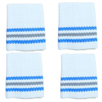 SHAGUN Microfiber Mop Cloth with Stripes, Super Absorbent, Quick Drying, Machine Washable (4)