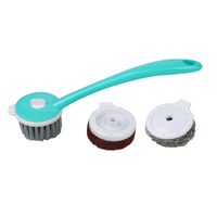 Shagun Dishwashing Handle Brush with Soap Dispenser – Heavy Duty Kitchen Cleaning Brush