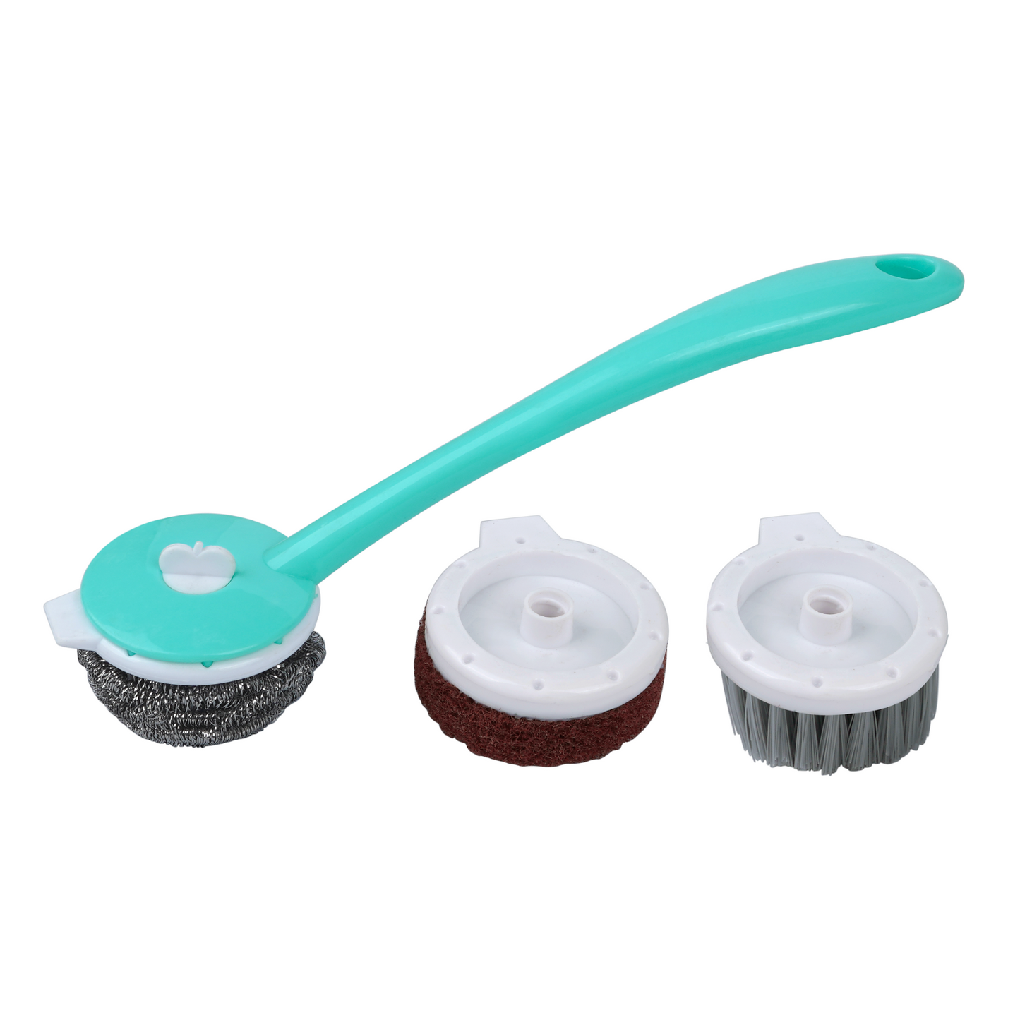 Shagun Dishwashing Handle Brush with Soap Dispenser – Heavy Duty Kitchen Cleaning Brush
