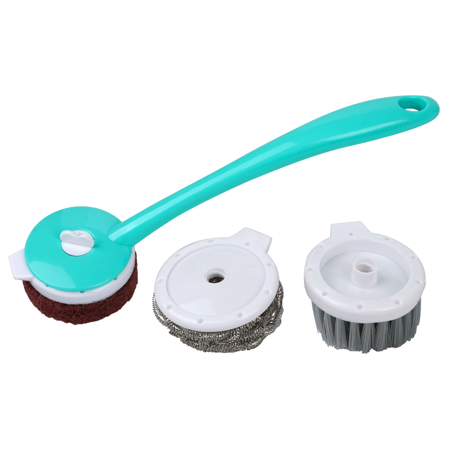 Shagun Dishwashing Handle Brush with Soap Dispenser – Heavy Duty Kitchen Cleaning Brush