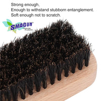 SHAGUN Wooden Shoe Polish Brush Premium Soft Bristle Shoe Cleaning & Buffing Brush Ideal for Leather & Suede Shoe Care (1)