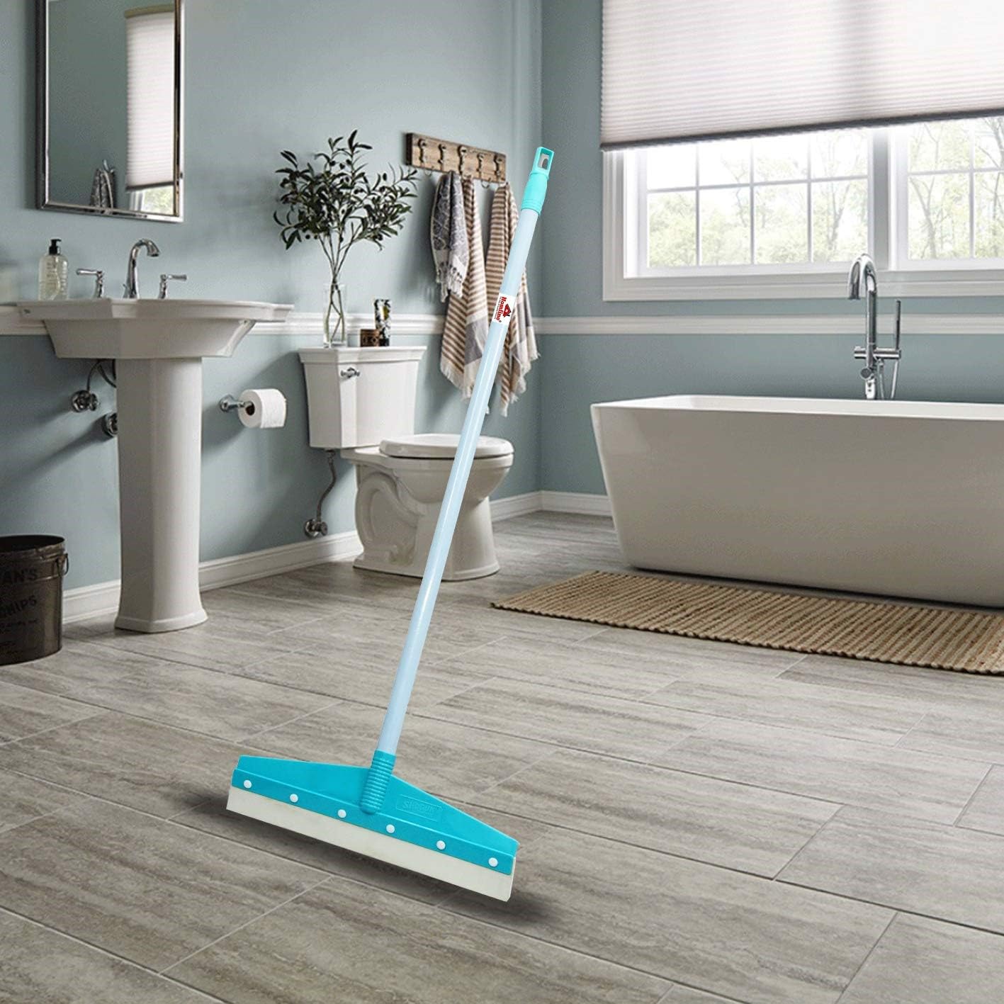 SHAGUN EVA Rubber Floor Wiper 40" | Heavy-Duty Water Squeegee for Wet Floors | Streak-Free Cleaning for Tiles, Glass & Bathrooms