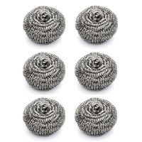 SHAGUN Stainless Steel Scrubber Heavy Duty Metal Scouring Pad for Tough Grease Removal, Rust-Free & Durable Cleaning for Kitchen, Utensils, Pots, Pans & Bathroom Per 10g (12)