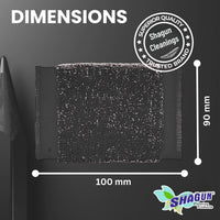 SHAGUN 5X Durable Dishcloth Cleaning Pad | Extra Power Scrub Pad for Kitchen Utensils | Pack of 12