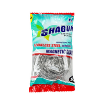 Shagun Stainless Steel Scrubber – Magnetic Grade | Hanging Strip Pack (20 Pieces)