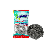 Shagun Stainless Steel Scrubber – Magnetic Grade | Hanging Strip Pack (20 Pieces)