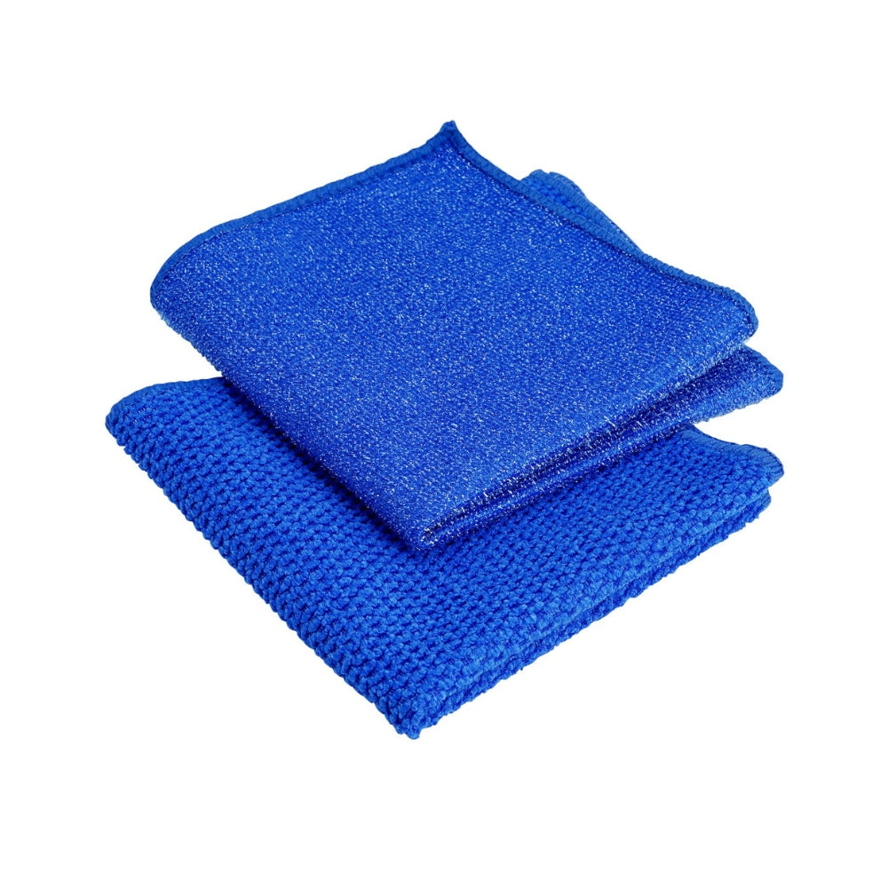 Shagun Premium Microfiber Cleaning Cloth – Super Absorbent, Lint-Free & Scratch-Free Multipurpose Cleaning Wipe (Pack of 2)